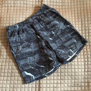 Men's Outdoor Voices RecTrek Shorts Blue/Yellow Sm